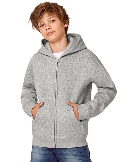Kids’ Hooded Full Zip Sweat BCWK682