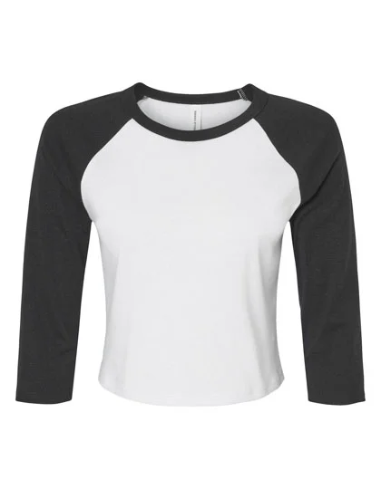 Women’s Micro Rib 3/4 Raglan Baby Tee BL1200