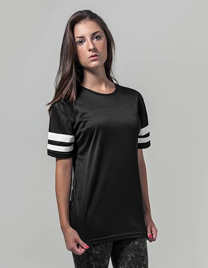 Ladies’ Mesh Stripe Tee BY033