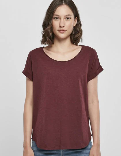 Ladies’ Long Slub Tee BY036