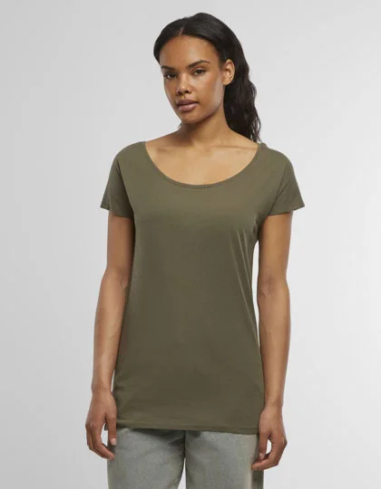 Ladies’ Wideneck Tee BY039
