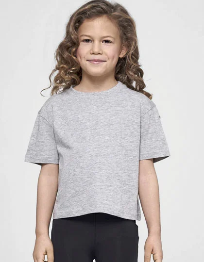 Girls Cropped Jersey Tee BY114