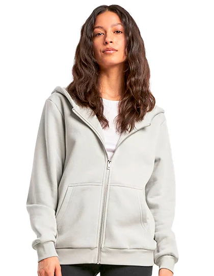 Ladies Fluffy Zip Hoody BY290