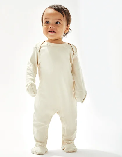 Baby Sleepsuit With Scratch Mitts BZ35