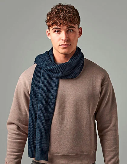 Classic Waffle Knit Scarf CB424