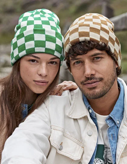 Checkerboard Beanie CB531