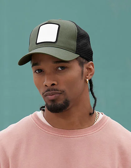 Appliqué Patch 5 Panel Trucker CB636