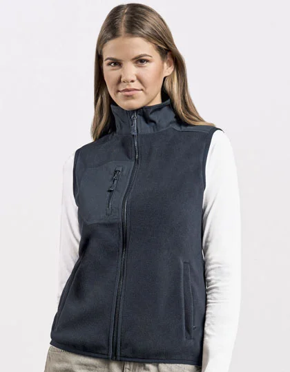 Women’s Canvas Fleece Vest E7945