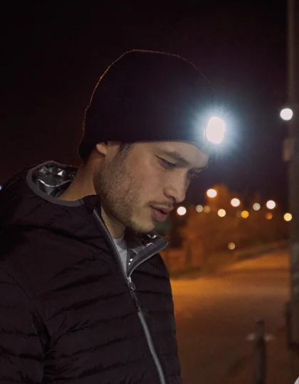 Mighty LED Knit Beanie EL38661
