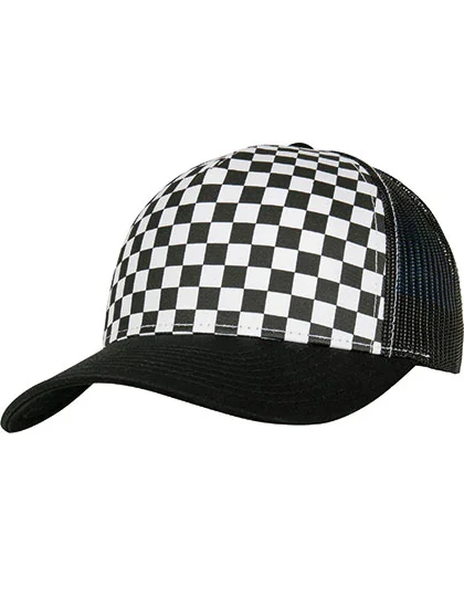 Checkerboard Retro Trucker FX6506CB