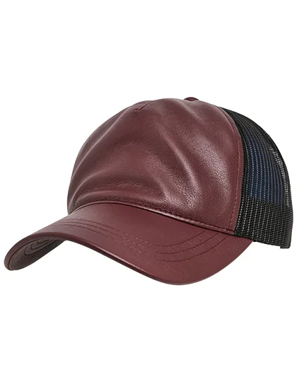 Leather Trucker Cap FX6606LT