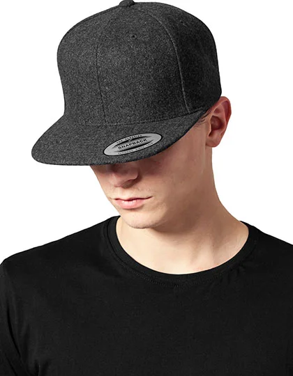 Melton Wool Snapback Cap FX6689M