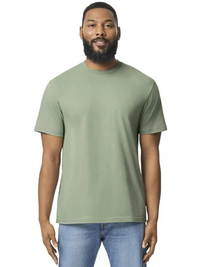 Softstyle Midweight Adult No Label Enzyme Wash T-Shirt G65ENLB0