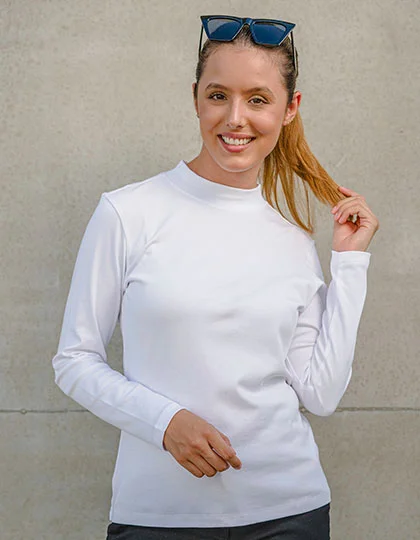Women’s Premium Highneck Longsleeve Tees HRM206