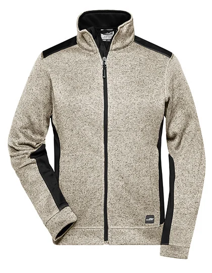 Ladies’ Knitted Workwear Fleece Jacket -STRONG- JN861