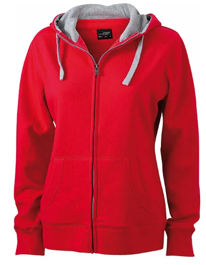 Ladies’ Lifestyle Zip-Hoody JN962
