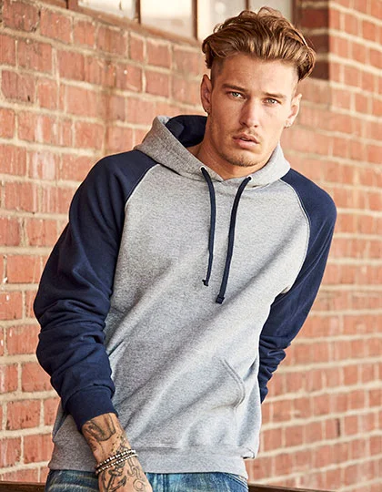 Nublend® Colour-Block Raglan Hooded Sweatshirt JZ96CR