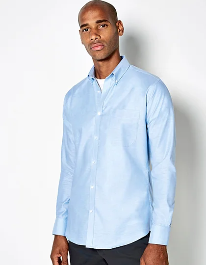Men`s Slim Fit Workwear Oxford Shirt Long Sleeve K184