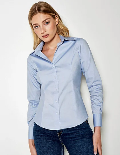 Women’s Tailored Fit Corporate Oxford Shirt Long Sleeve K702