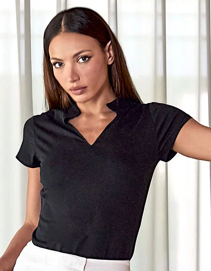 Women`s Regular Fit Mandarin Collar Top K770