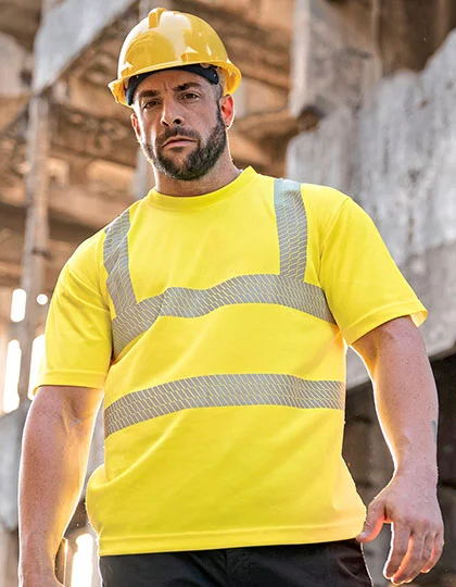 Hi-Vis Broken Reflective Premium T-Shirt Alhambra KX072