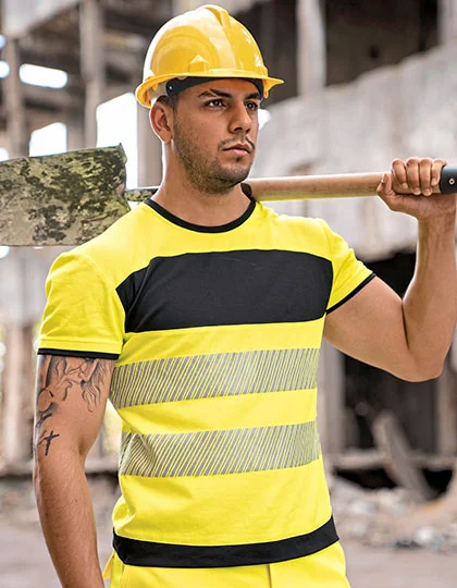 EOS Hi-Vis Workwear T-Shirt With Printing Area KX1000
