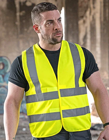 Hi-Vis Safety Vest With 4 Reflective Stripes Hannover KX140