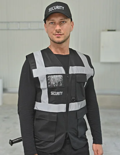 “SECURITY” Mesh Multifunctional Safety Vest “Tampa” KX184