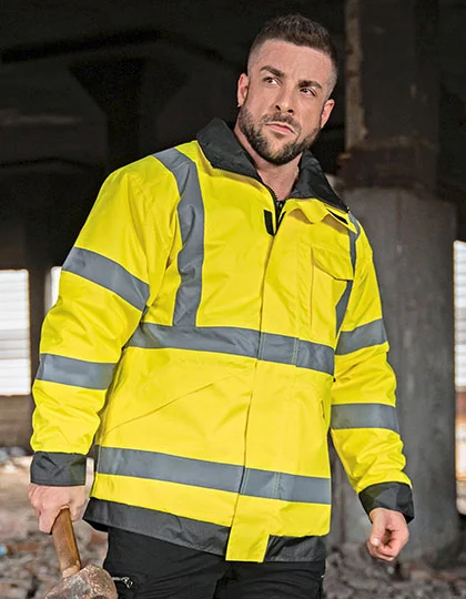 Premium Hi-Vis Rain-Jacket Tampere KX804