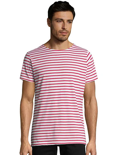 Men’s Round Neck Striped T-Shirt Miles L01398