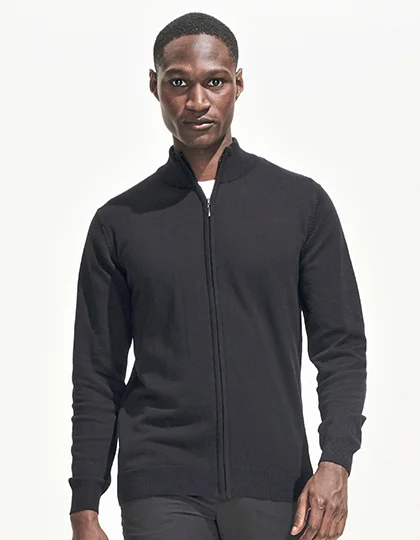 Men’s Zipped Knitted Cardigan Gordon L413