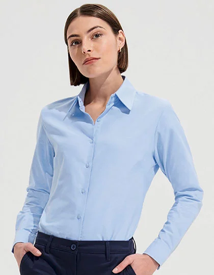Women’s Oxford-Blouse Embassy Long Sleeve L611