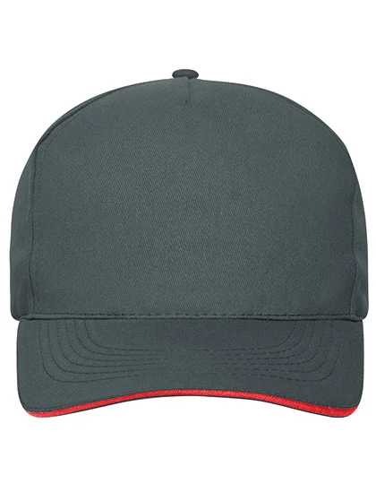5 Panel Sandwich Cap Bio Cotton MB6238