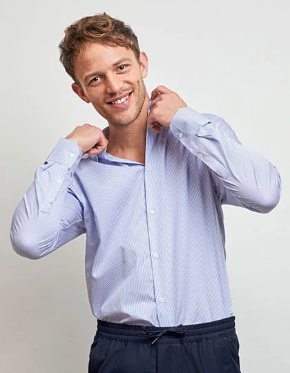 Men’s Easy Care Striped Shirt Baptiste NB4338