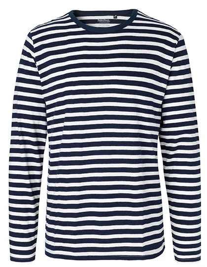 White - Navy (Striped)