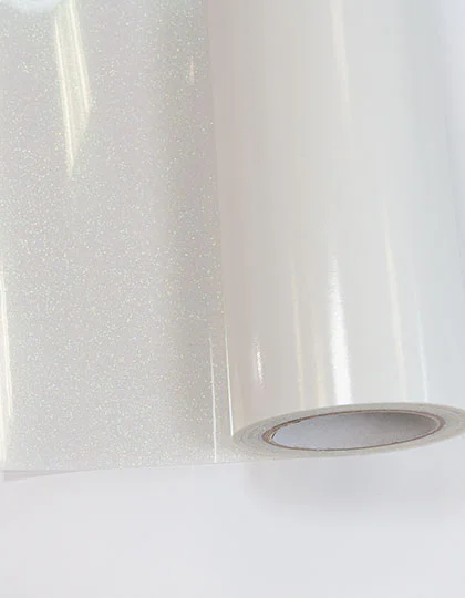 Pearl Glitter Rainbow White