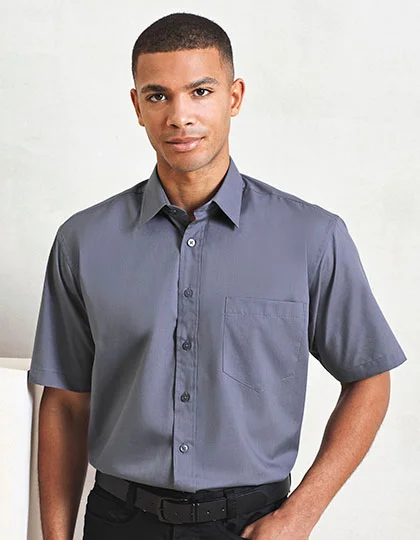Men’s Poplin Short Sleeve Shirt PW202