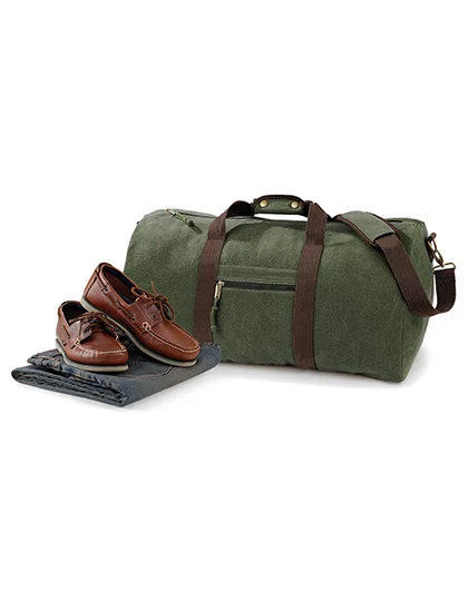 Vintage Canvas Holdall QD613