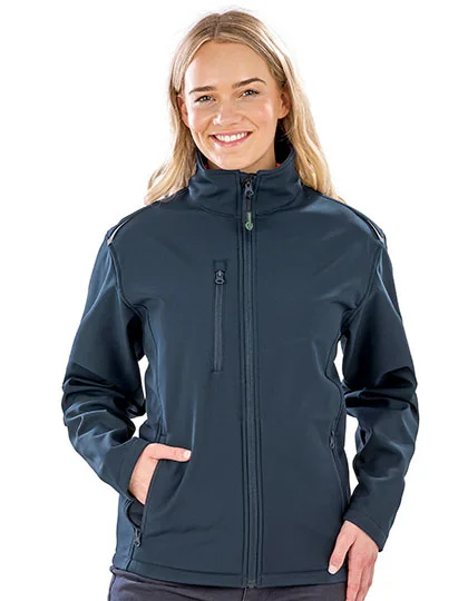 Women’s Recycled 3-Layer Printable Softshell Jacket RT900F