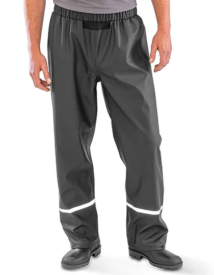 Prism PU Waterproof Trouser with Reflective Bands & Recycled Backing RT916