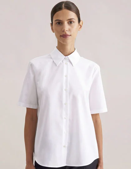 Women’s Oversize Popeline Blouse Shortsleeve SN145942