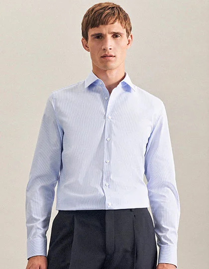 Men’s Shirt 2 Shaped Check/Stripes Long Sleeve SN293600