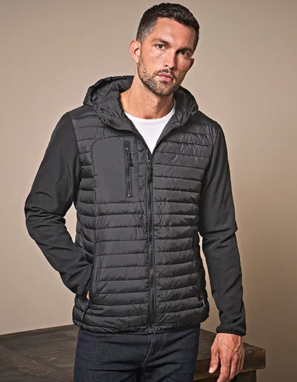 Men’s Hooded Crossover Jacket TJ9628
