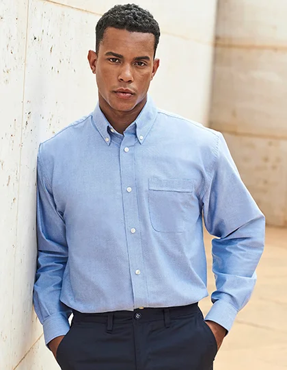 Men’s Classic Long Sleeved Oxford Shirt W510