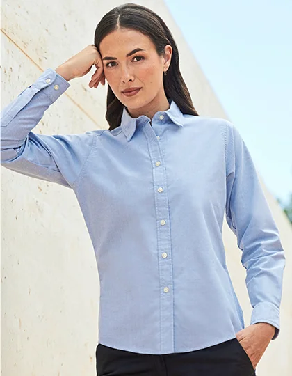 Ladies’ Classic Long Sleeved Oxford Shirt W511