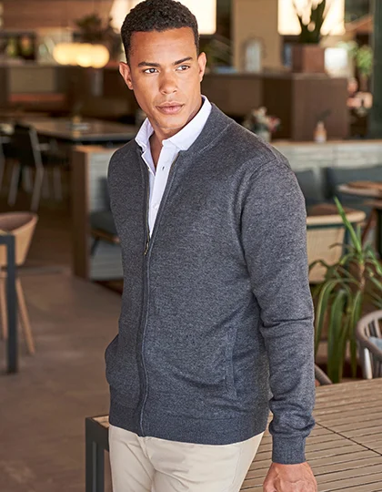 Unisex Zip Through Cardigan W718