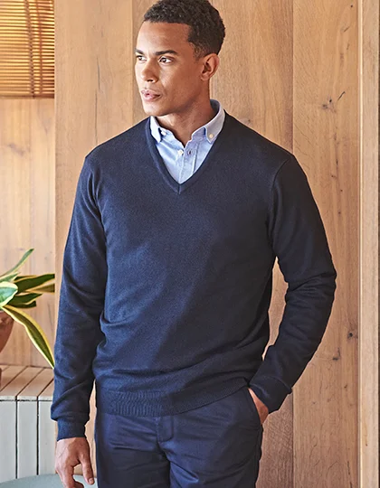 Men’s Lightweight V-Neck Jumper W720