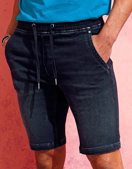Men’s Denim Drawstring Shorts WB907