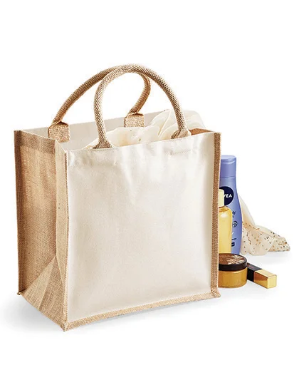 Printers Midi Jute Bag WM421