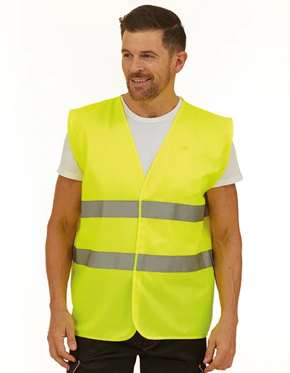 Hi-Vis 2 Bands Waistcoat YK102